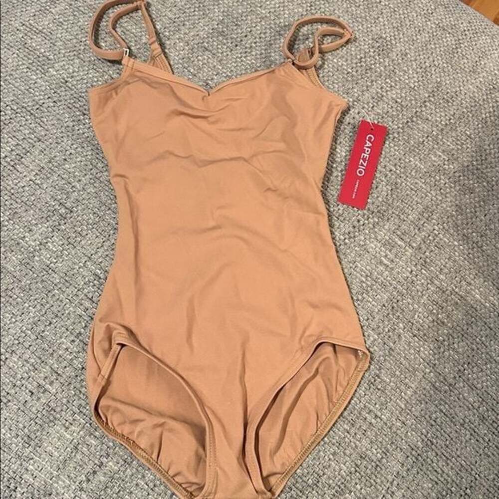 Capezio Womens Nude Body Suit. Size XS